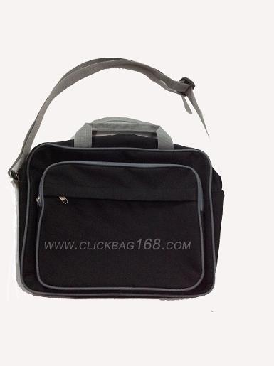 กระเป๋าเอกสารสีเทา-น้ำเงิน CLICK 0118